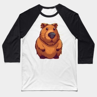 Surprised capybara Baseball T-Shirt